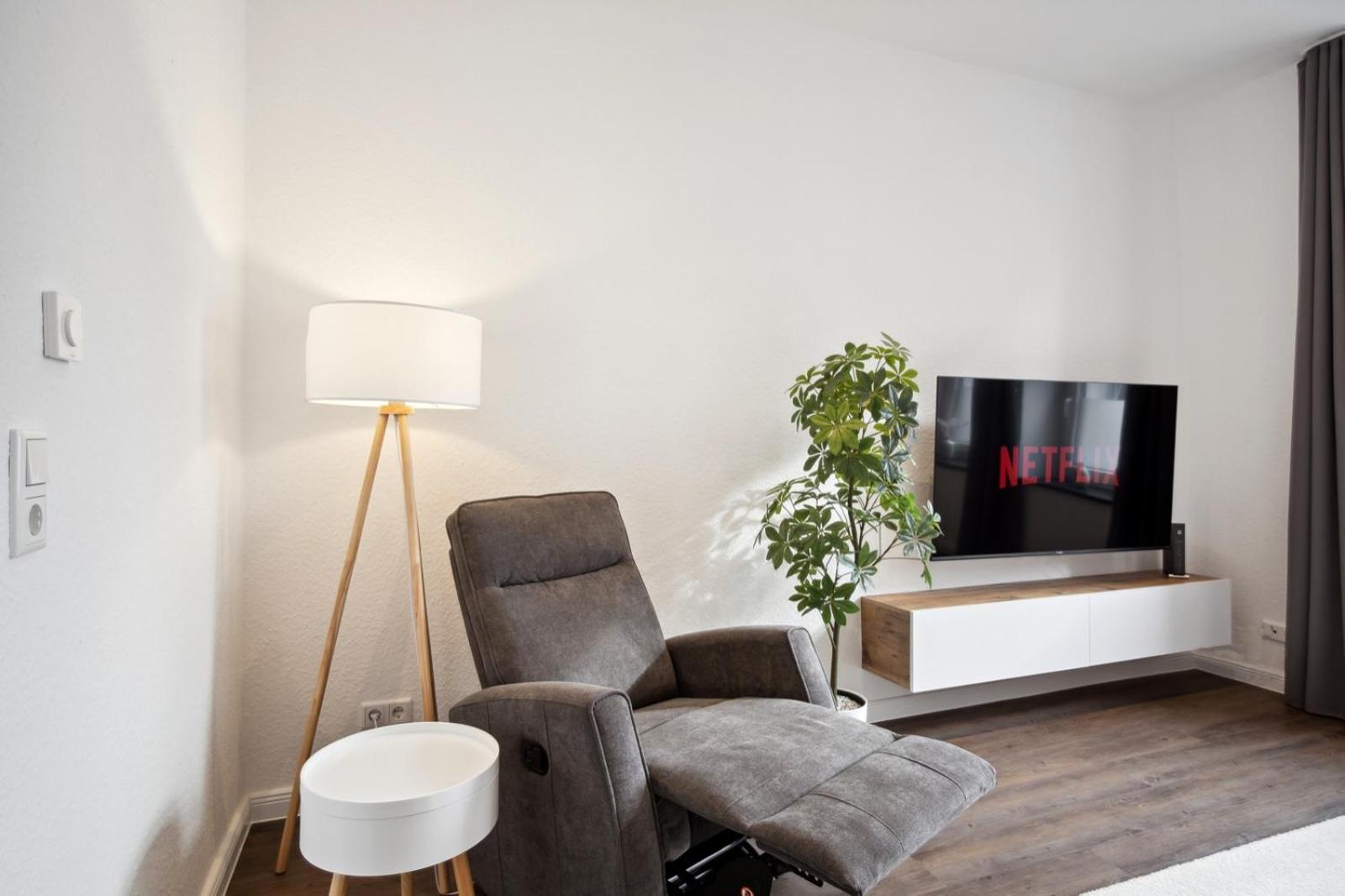 Charmantes Apartment 5 Personen Smart Tv Netflix Disney Brunswick Exterior foto