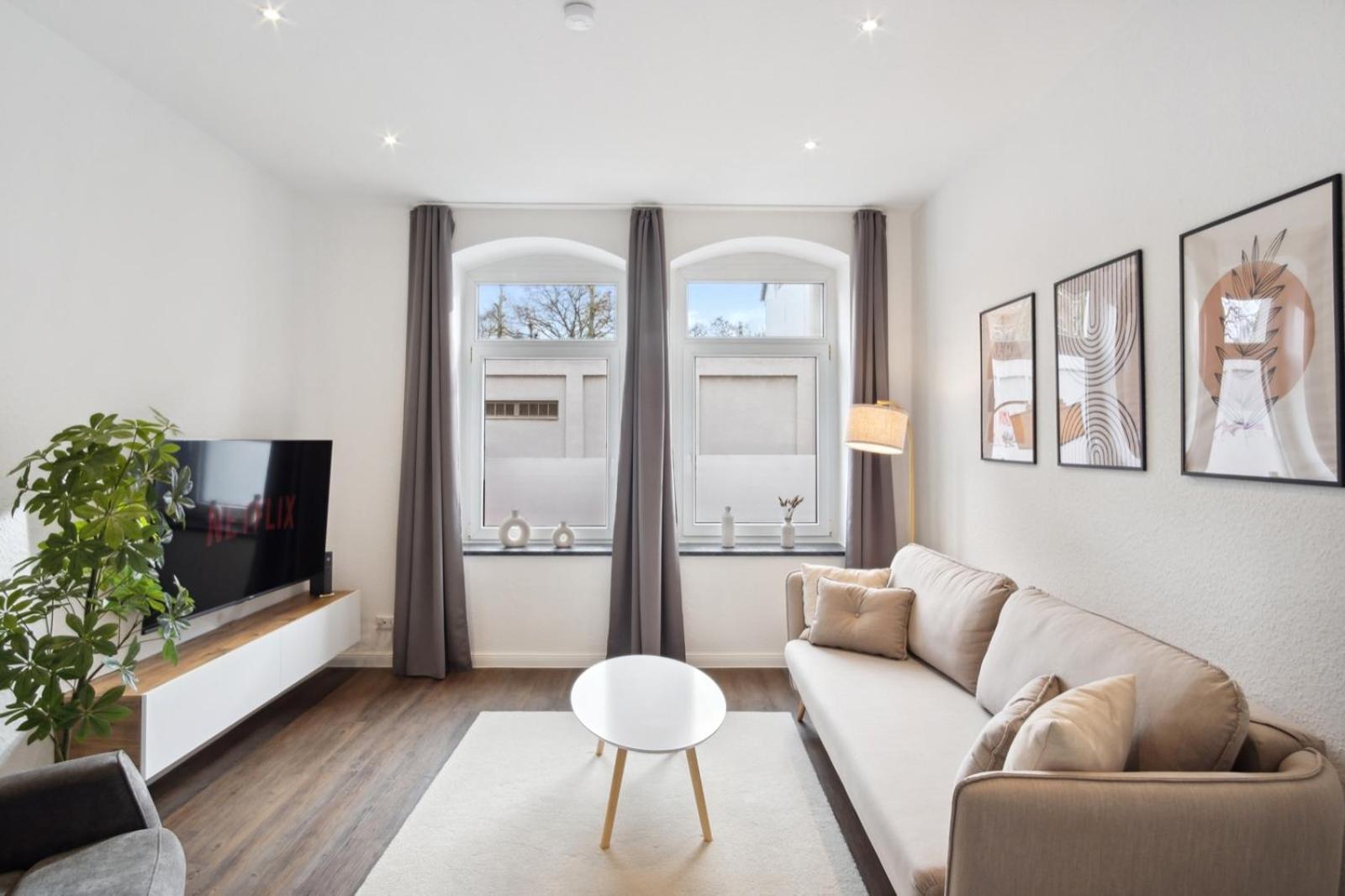 Charmantes Apartment 5 Personen Smart Tv Netflix Disney Brunswick Exterior foto
