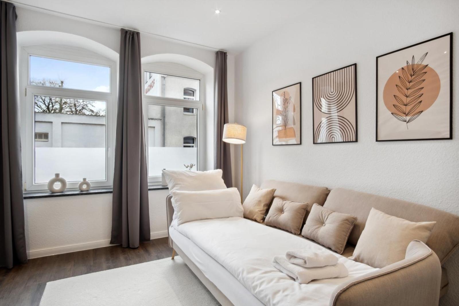 Charmantes Apartment 5 Personen Smart Tv Netflix Disney Brunswick Exterior foto